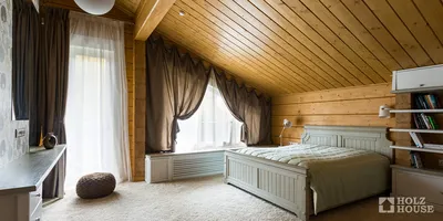 Актуальные идеи дизайна спальни в деревянном доме: лучшее от IVD.ru | ivd.ru