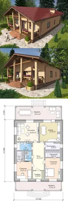 Проект частного дома с террасой до 150 кв.м. | Архитектурное бюро.  Авторские проект… | Современные планы дома, Архитектура домов, Современный  дизайн экстерьера дома