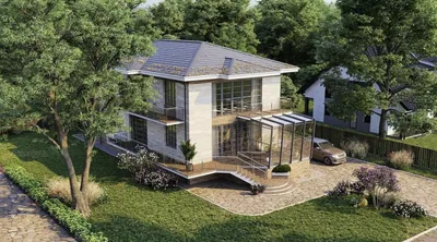 Ландшафтный дизайн \"Проект благоустройства двора в частном доме\" | Портал  Люкс-Дизайн.RU