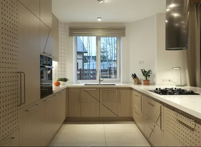 Дизайн угловой кухни с окном [93 фото]