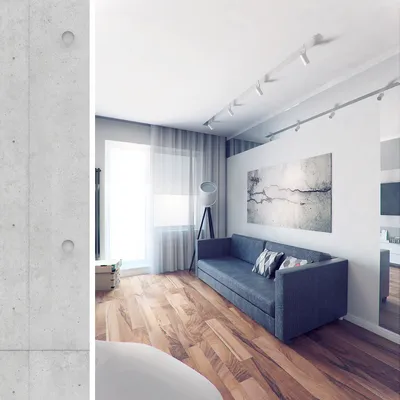 Дизайн интерьера в стиле лофт: трёхкомнатная квартира в Москве — Roomble.com