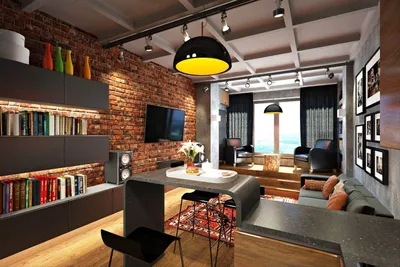 Лофт дизайн - интерьер квартиры в стиле лофт, лучшие идеи и фото – 【АРХИТЕК】