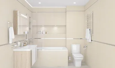 Дизайн ванной комнаты в современном стиле - 130 лучших фото идей и готовых  дизайн проектов от профессионалов Сантехника-Онлайн.Ру