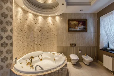 Ванная комната в деревянном доме из бруса, дизайн и интерьер ванны в доме  из клееного бруса