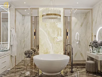 Современные идеи дизайна ванной комнаты в доме | Фото 2015 года
