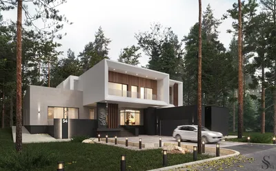 Дизайнерский дом от студии Wamhouse, стилизованный под горные пики