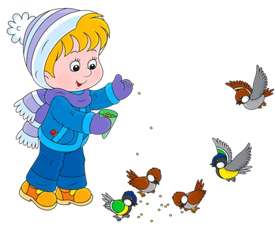 Картинки дети кормят птиц весной (69 фото) » Картинки и статусы про  окружающий мир вокруг