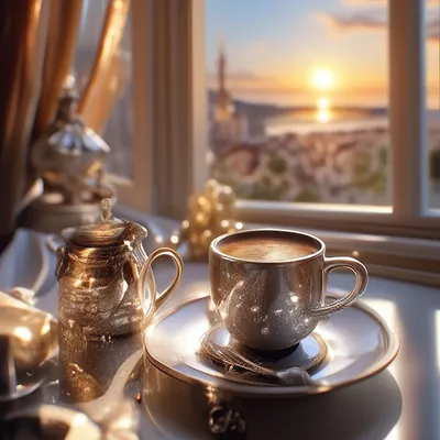 Красивое доброе утро , окно раскрытое…» — создано в Шедевруме