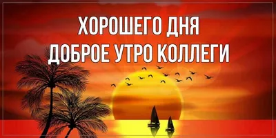 Доброе утро коллеги» — создано в Шедевруме