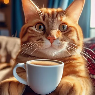 Концепция доброе утро Красивый красный кот проспал вверх рано утром надпись  на предпосылке Стоковое Фото - изображение насчитывающей уютный, бобра:  114110556