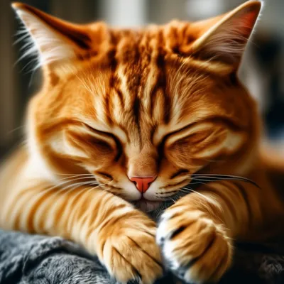 Концепция доброе утро Красивый красный кот проспал вверх рано утром надпись  на предпосылке Стоковое Изображение - изображение насчитывающей счастливо,  текстура: 114110519