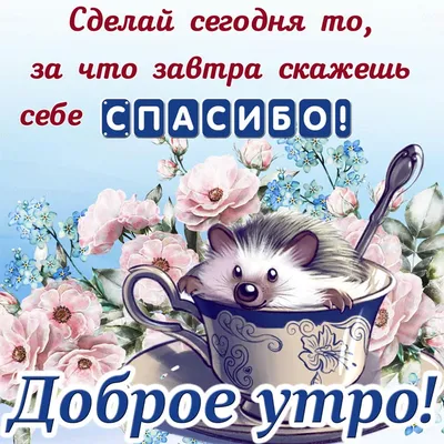 Нежная открытка Доброе утро