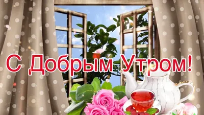 Доброе утро! | Доброе утро, Картинки для поднятия настроения, Утренние  цитаты