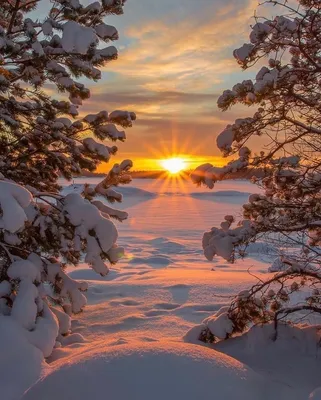 Доброе утро картинки благословенные зима - 65 фото