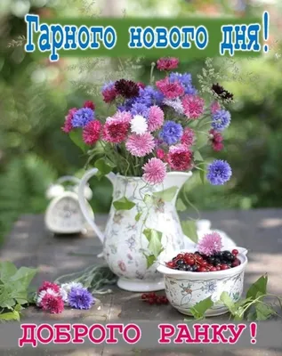 доброго ранку доброе утро | Good morning cards, Wishing well, Good morning