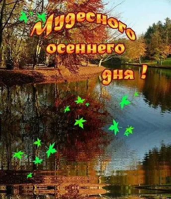 Осенние картинки \"Доброго утра!\" (357 шт.)