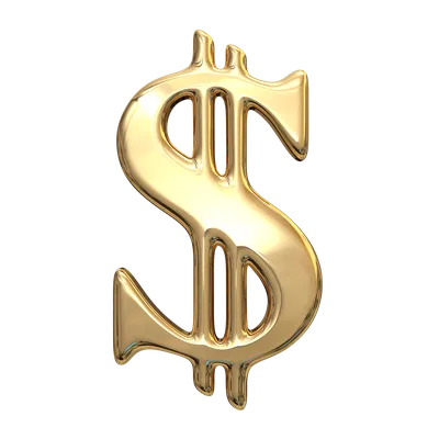 Золотой Знак Доллара — стоковые фотографии и другие картинки Символ доллара  - Символ доллара, Трёхразмерный, Валюта - iStock