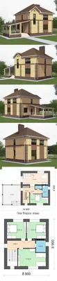 Одноэтажный дом из газобетона 120 кв м [красивый снаружи и комфортный  внутри] | Arplans.ru - проекты домов | Дзен