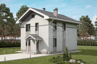 Каркасный двухэтажный дом 6х9 проект, цена 6 на 9 под ключ