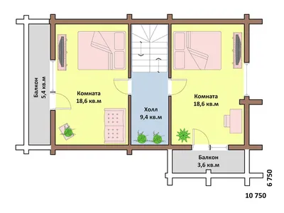 Проект дома два этажа 7 на 8 метров. Двухэтажный экономичный дом. - YouTube