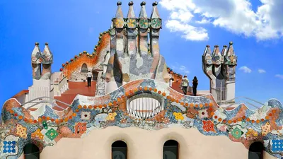 Барселона. Творения Антонио Гауди. Дом Бальо (Casa Batlló)