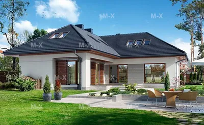 проект углового дома буква г - Поиск в Google | House plans, Modern  bungalow house, House styles