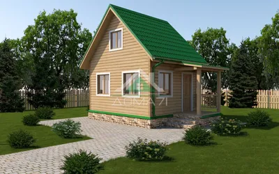 Дачные дома из бруса под ключ недорого в Московской области - проекты и цены