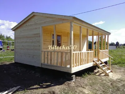 Купить Одноэтажный дачный дом из бруса 90 мм \"Пестово\"