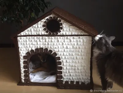 Дом для кошки: пусть у зверя тоже будет своё личное пространство —  Roomble.com