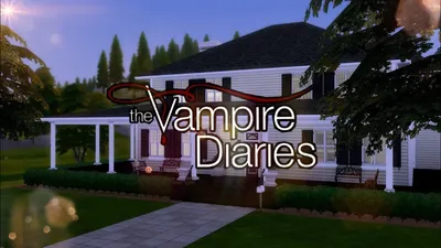 The Sims 4|Elena Gilbert House - YouTube