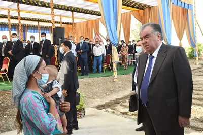 Эмомали Рахмон находится в Дангаре | Новости Таджикистана ASIA-Plus