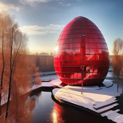Дом-яйцо в Москве, в котором никто не хочет жить: 10 фото | WDAY