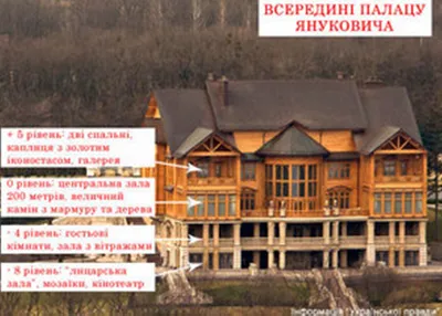 УП опубликовала фото внутри нового дома Януковича в Межигорье -  Korrespondent.net