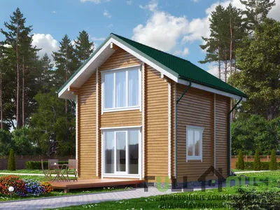Двухэтажный Дом из бруса 6х6 , строительство под ключ, цена в Московской  области