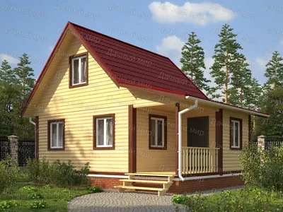 Проект: Дом из бруса 9 на 10. 124,5 м2 – цена, характеристики, комплектация