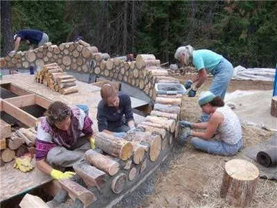 Глиночурка (Cordwood) Дом из дров 2024 | ВКонтакте