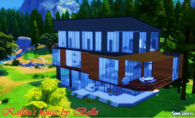 Дом Бэллы Свон из Сумерек Без Сс в The Sims 4 Speed Building No CC - YouTube