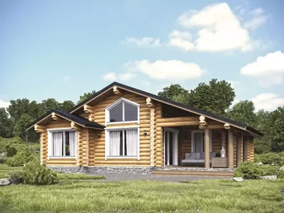 Дом из Алтайского кедра. Строим деревянный дом из бревна. - YouTube