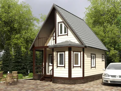 Одноэтажный дом из керамзитобетонных блоков в Томске!
