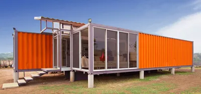 Дом из контейнеров в «стиле ДЖАЗ» или модульный дом своими руками