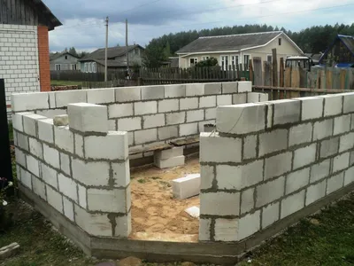 Как построить дом из пеноблоков своими руками? - YouTube