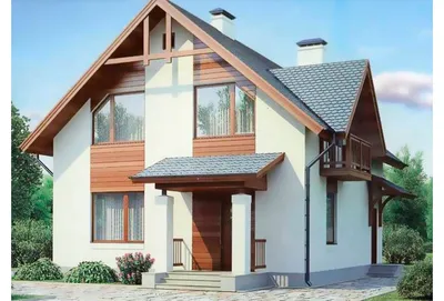 Дом из газобетонных блоков по проекту «Турин» площадью 80,7 м2 по цене  3216000 руб.