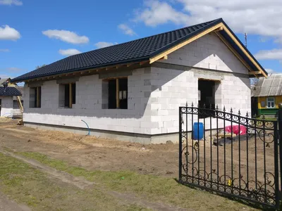 Строительство домов из блоков под ключ в Минске, Беларуси. Цена - от 290$  за 1м2.