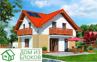 Дом из блоков АСД-1125 155.04м2 от 25000 руб/м2 - фото, цена, размеры |  Строительство