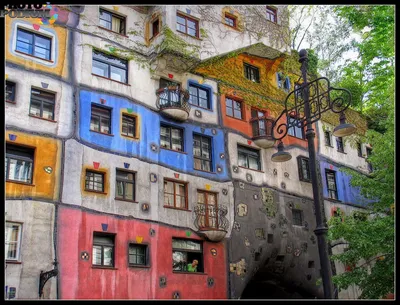 Дом Хундертвассера, отзыв от AsiaGate – \"Дом Хундертвассера (Hundertwasser  Haus)\", Вена, Австрия, Март 2010
