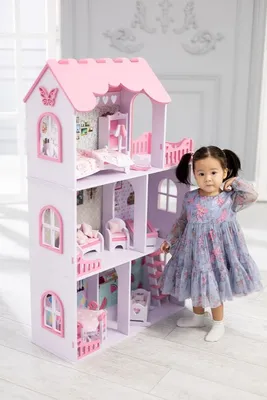 Набор игровой для кукол Barbie Дом мечты трехэтажный с лифтом и бассейном  Barbie 8072532 купить в интернет-магазине Wildberries