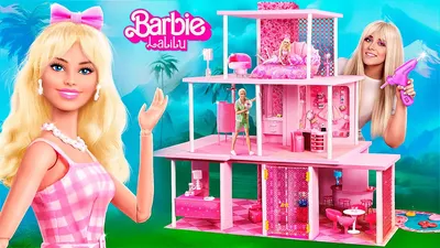 Набор игровой Barbie дом+куклы +аксессуары GLH56 купить по цене 75590 ₸ в  интернет-магазине Детский мир