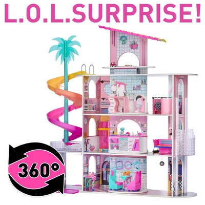 Дом для куклы L.O.L. Surprise! 3 этажа 560531 купить по цене 17999 ₽ в  интернет-магазине Детский мир