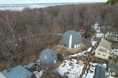 Минчанин уволился с работы, чтобы построить дом-купол своими руками