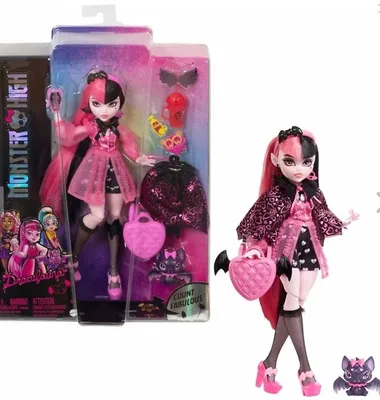 Кукла Дракулаура Монстер Хай, шкафчик Monster High 126790039 купить в  интернет-магазине Wildberries